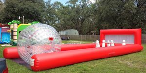 Ensemble <span class=keywords><strong>de</strong></span> piste <span class=keywords><strong>de</strong></span> <span class=keywords><strong>bowling</strong></span> géante gonflable Smile Inflatables avec piques et balles, en PVC et certifié CE - Product Image 4