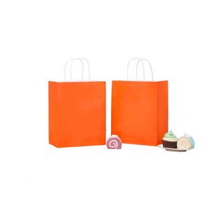 Wholesale Classic Eco-Friendly Kraft Shopping Bags Flat Biodegradable Recyclable Lamination Custom Logo Craft Grocery Packaging - Product Image 4