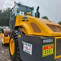 Compacteur de sol à entraînement mécanique XCMG XS223J d'occasion à prix réduit avec une force d'excitation élevée pour les projets de fondations en génie du barrage