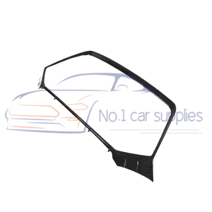 2019-2023 Couvercle d'habillage d'insertion de calandre <span class=keywords><strong>avant</strong></span> en Fiber de carbone sèche pour RS7 <span class=keywords><strong>6</strong></span> C8 ATB GRILLE Modification de voiture - Product Image 3