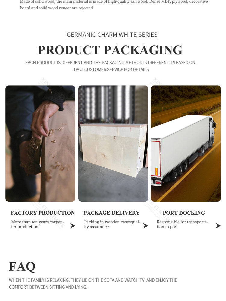 high quality american solid wood frame cotton linen double bed vintage bedroom large solid wood bed