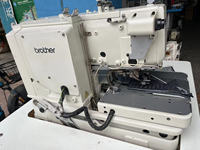 Machine à coudre industrielle informatisée Brother 9820 d'occasion du Japon pour boutonnières et œillets, à vendre