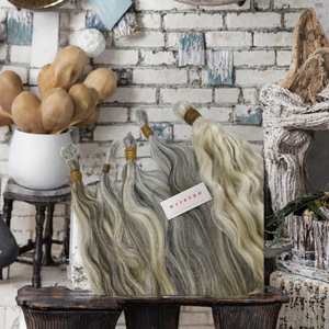 Cheveux humains Remy gris naturels en gros, trame double machine, pour salons de beauté et fournisseurs de cheveux - Product Image 3