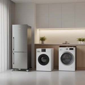 Ajustable 1200 Lbs 23-36,6 pulgadas Muebles Dolly Base móvil Soporte de nevera Ruedas para muebles - Product Image 2