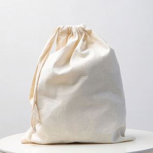 Wholesale Promotional Eco Friendly Organic Cotton Pouch Small Canvas <b>Drawstring</b> <b>Bag</b> With Custom Logo Printed - Product Image 2
