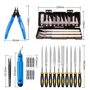 KINGROON 3D Printer Cleaning <b>Tools</b> Kit With <b>Engraving</b> Knives Files Trimming Set For Model Sanding And Detailing - Product Image 1