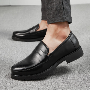 Mocasines <span class=keywords><strong>de</strong></span> Moda <span class=keywords><strong>de</strong></span> Diseño Nuevo, Color Puro, Cómodos, <span class=keywords><strong>de</strong></span> Alta Calidad, <span class=keywords><strong>Zapatos</strong></span> Oxford <span class=keywords><strong>de</strong></span> Piel Sintética Sin Cordones para <span class=keywords><strong>Hombre</strong></span> - Product Image 6