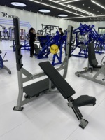 Banco Inclinado Ajustable de Acero Galvanizado de Calidad Premium Rosen Fitness para Entrenamiento de Fuerza, Equipo de Gimnasio con Pesas Libres para Pecho y Brazos