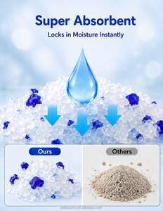 OEM ODM Crystal <b>Cat</b> <b>Litter</b> Blue Crystal Silica Gel <b>Cat</b> Sand Wholesale Factory Direct - Product Image 2
