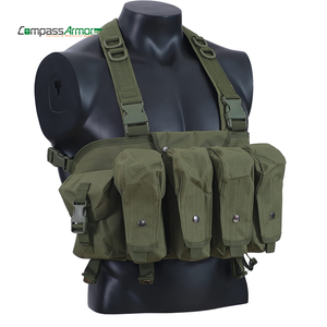 Arnés táctico multifuncional de liberación rápida con sistema MOLLE para entrenamiento de CS en exteriores. - Product Image 6