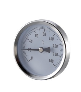 Tùy chỉnh trong nhà lưỡng kim nhiệt kế với ống kính thủy tinh đo nhiệt độ cho sàn nhiệt lò OEM ODM hỗ trợ - Product Image 5