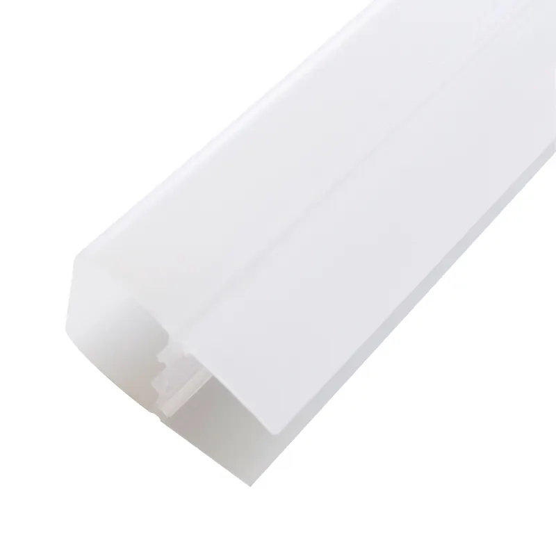 Customized Plastic Extrusion PVC PETG PC LED Strip Light Diffuser Cover Linear Light Cover Profile