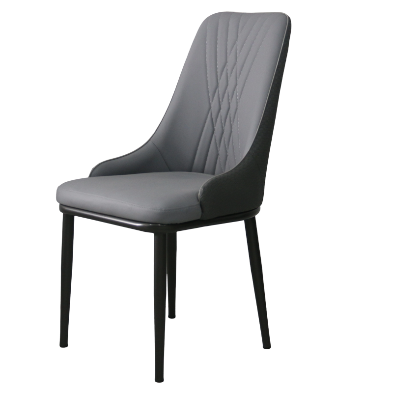 Modern Metal Dining Chair Industrial Style