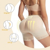 Damen größere Po-Verstärker Butt Lifter gepolsterte Hosen Spitzenformkleidung Hüften-Po-Verstärker Fesse Push-Up-Hosen