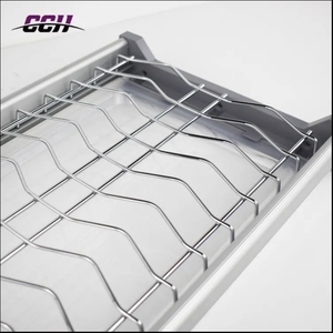 Gran Venta <span class=keywords><strong>de</strong></span> cuenco y soporte para <span class=keywords><strong>platos</strong></span> <span class=keywords><strong>de</strong></span> 2 capas con tubo <span class=keywords><strong>de</strong></span> drenaje, cuenco y plato a prueba <span class=keywords><strong>de</strong></span> óxido con portavasos <span class=keywords><strong>de</strong></span> cocina, plato <span class=keywords><strong>de</strong></span> vidrio - Product Image 3