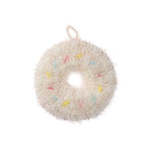 Bon nettoyage <span class=keywords><strong>éponge</strong></span> cuisine <span class=keywords><strong>main</strong></span> Crochet acrylique <span class=keywords><strong>rond</strong></span> beignet forme coloré cuisine plat épurateur torchons plumeaux - Product Image 6