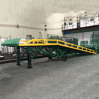 Plateforme élévatrice mobile hydraulique à ciseaux de 8 à 10 tonnes, construction en acier au carbone, certifiée ISO9001, pour quai de chargement de conteneurs et utilisation avec chariot élévateur