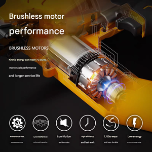 ST64 Industrial Grade Cordless T Stapler Battery-<b>Powered</b> Air Stapler for Wood Nail Gun Brad Nailer <b>Tool</b> - Product Image 4