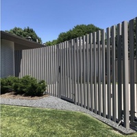 Balustrade en alliage d'aluminium pré-assemblée, installation facile sans outils, design moderne et écologique, clôture pour
