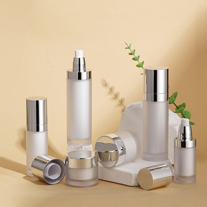 100ml phun cát rõ ràng phun chai PETG hai lớp nhũ tương chai mới 30/50ml Tinh Chất chai - Product Image 1