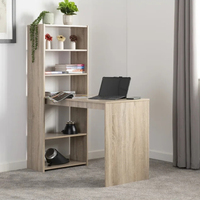Étagère en bois en forme de L pour bureau, chambre à coucher, meuble de maison, bureau d'ordinateur