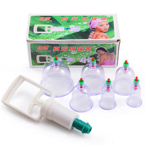 6 cangkir medis Cina tubuh bekam pijat Kit sehat di alat - Product Image 2