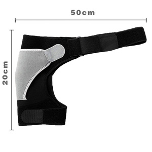 Ikat pinggang perawatan olahraga Gym dapat diatur, penyangga bahu tunggal, penahan punggung, tali pembungkus, bantalan sabuk hitam Pria & Wanita - Product Image 2