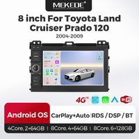 Navifly Multimédia BT5.0 4G WIFI DVR GPS Navigation Play Store Car-Play Auto pour Toyota Land Cruiser Prado 120 2004-2009