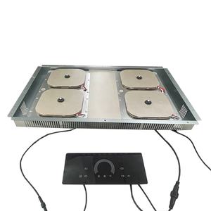 Placa de Inducción Profesional de 4 Quemadores, Panel de Cerámica, 7200W-8000W, Control Táctil con Sensor, para Empotrar en el Hogar - Product Image 4