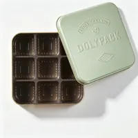 Boîte en métal décorative ronde personnalisée de grande taille pour gâteaux, biscuits et cadeaux