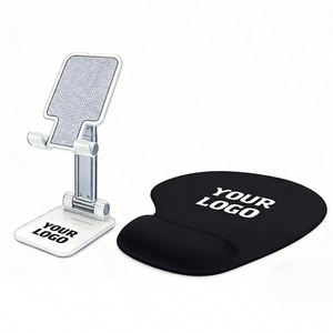 Wholesale Logo Desktop Stand Universal Adjustable Folding Phone Holder for Business Office Home Gift <b>Custom</b> Promotional Gifts - Product Image 1