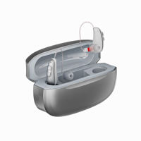 Audífonos Digitales BTE de 32 Canales, Recargables, con Estuche de Esterilización UVC, Chip DSP con Cancelación de Ruido para Personas Mayores