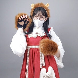 Diadema <span class=keywords><strong>de</strong></span> Orejas <span class=keywords><strong>de</strong></span> León Leton, Diadema <span class=keywords><strong>de</strong></span> Peluche con Orejas <span class=keywords><strong>de</strong></span> Animales, Accesorios <span class=keywords><strong>de</strong></span> Cosplay con Temática <span class=keywords><strong>de</strong></span> Zoológico, <span class=keywords><strong>Disfraz</strong></span> <span class=keywords><strong>de</strong></span> Safari, Unisex para Adultos - Product Image 4