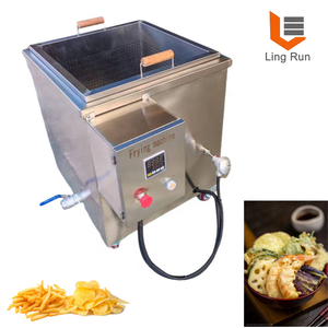High Efficiency Stainless Steel <strong>Electric</strong> Deep <strong>Fryer</strong> for Snack Bar Commercial French Fries Frying Machine Deep <strong>Fryer</strong> - Product Image 2