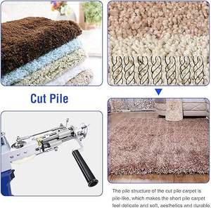 <span class=keywords><strong>Pistolet</strong></span> de tuftage 2-en-1 haute performance pour textiles, hauteur de pile personnalisable, excellente fiabilité - Product Image 4