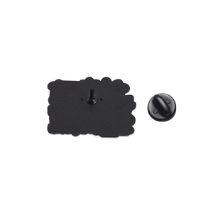 Sming Pins l Ne Suis Pas Demure J'ai Le TDAH Santé Mentale Émail Pin Fantôme Tenant Chat Halloween Broche Revers Badge Bijoux - Product Image 2