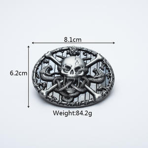 <span class=keywords><strong>Boucle</strong></span> de <span class=keywords><strong>ceinture</strong></span> automatique <span class=keywords><strong>sans</strong></span> <span class=keywords><strong>boucle</strong></span> pour hommes, tendance décontractée occidentale personnalisable, Design de forme ovale à os polyvalent - Product Image 4