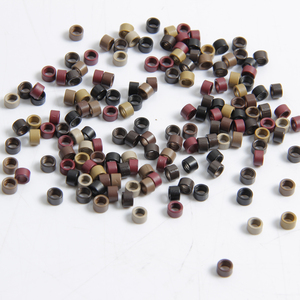 Perles en silicone ou cheveux doublées de micro anneaux en aluminium de la meilleure qualité avec vis pour outils d'extension de cheveux - Product Image 4