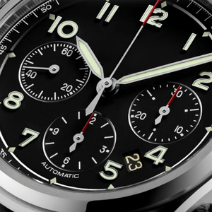 Reloj de Pulsera Cronógrafo Multifunción para Hombre, Movimiento Mecánico Automático, Resistente al Agua, Correa de Cuero, Estilo Ejecutivo - Product Image 4