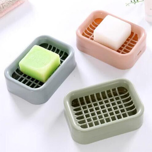 Stylish double-layer mesh soap dish, portable double-compartment travel soap dish, soap holder, soap box - Product Image 1