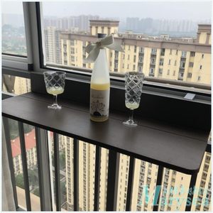 Tavolo <span class=keywords><strong>da</strong></span> esterno <span class=keywords><strong>pieghevole</strong></span> <span class=keywords><strong>pieghevole</strong></span> per interni per balcone regolabile <span class=keywords><strong>ringhiera</strong></span> tavolo per Patio giardino - Product Image 4