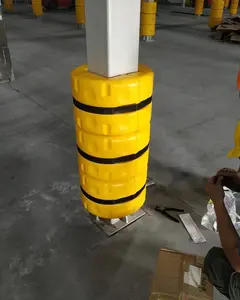 Протектор колонн LDPE пластиковый защитный чехол-подходит для 100 мм, заполненные пеной, Защитные подушки для колонн