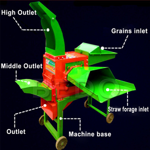 Máquina cortadora de paja de ensilaje pequeña de proveedor de China para <span class=keywords><strong>producción</strong></span> de pellets agrícolas de alimentación de ganado - Product Image 4