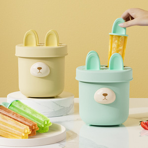 Moules à glaces réutilisables sans BPA, 4 pièces, design à démoulage facile pour les glaces maison, outils à glace - Product Image 1