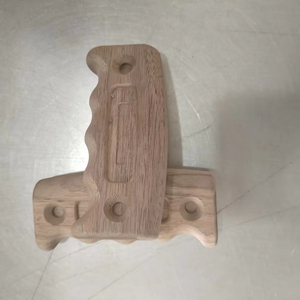 Custom Cnc Draaibank Walnoot Onderdelen, Cnc Gefreesd Walnoot Handvat Cnc Houten Onderdelen - Product Image 1