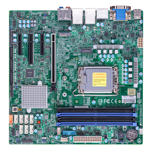 Carte mère de serveur Micro-ATX MBD-X13SAQ avec socket unique Q670E LGA-1700 (socket L0), prise en charge DDR5, nouvelle livraison rapide, bon prix M - Product Image 1