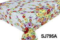 Mantel de Plástico Redondo Rectangular Personalizado, Impermeable y Resistente al Aceite, con Logotipo, Diseño Floral Colorido, Rollo de Mantel para Año Nuevo
