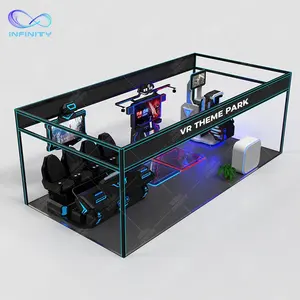 Indoor Amusement Park Vr Equipment Suppliers Vr Theme Park Multi Player Vr Arcade Machine 9D Virtual Reality One Stop Solution