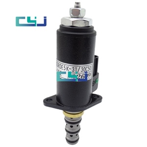 โซลินอยด์วาล์วสำหรับปั๊มไฮดรอลิกของ SK210-6E คือ Kdrde5k-31/30C50-102 YN35V00061F1 และ YN35V00041F1 อุปกรณ์เสริมสำหรับรถขุด - Product Image 3