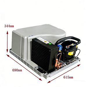 Unité de réfrigération monobloc commerciale, capacité de refroidissement de 799 W, -18 °C ℃   Unité de compresseur à congélation profonde pour chambre froide de présentation - Product Image 5